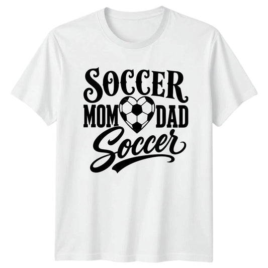 Soccer Mom Dad Soccer T-Shirt Soccer Parents Soccer Gift For Him And Her