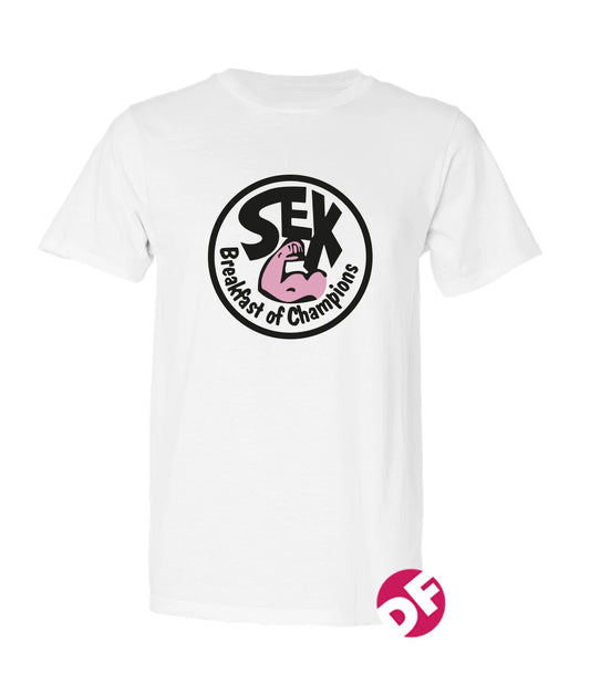 Sex Breakfast of Champions Tshirt James Hunt Fun Unisex Fun Vintage New T-shirt