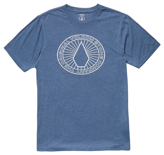 Volcom Medalist Men's Short Sleeve T-Shirt - Blueberry - New