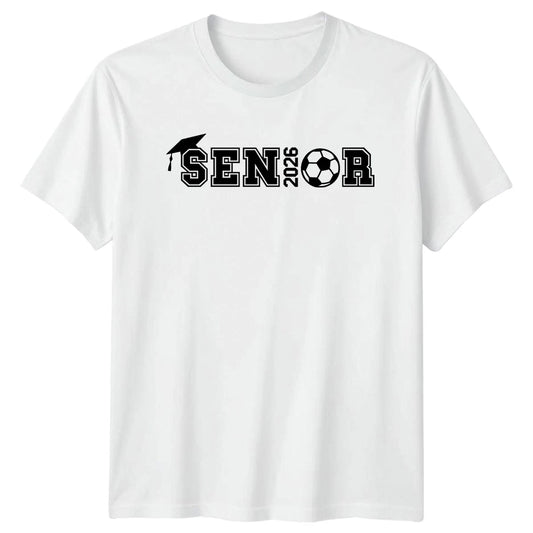 Senior 2026 T-Shirt Soccer Graduation Gift For Him And Her