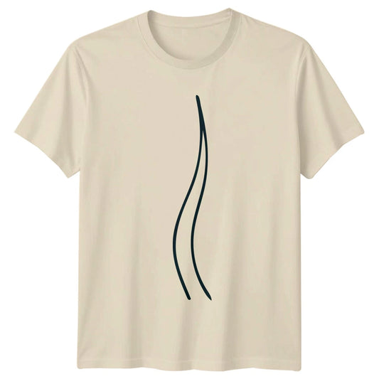 Simple Coffee Steam Minimalist Icon T-Shirt Minimalist Coffee Lover