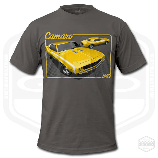 1969 Camaro SS Vintage Muscle Car Men's T-Shirt Gift Car Guy