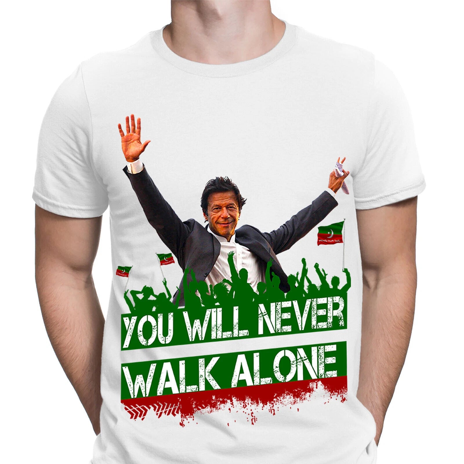 Free Imran Khan Show Your Support PTI Pakistan Mens T-Shirts Tee Top #DGV28