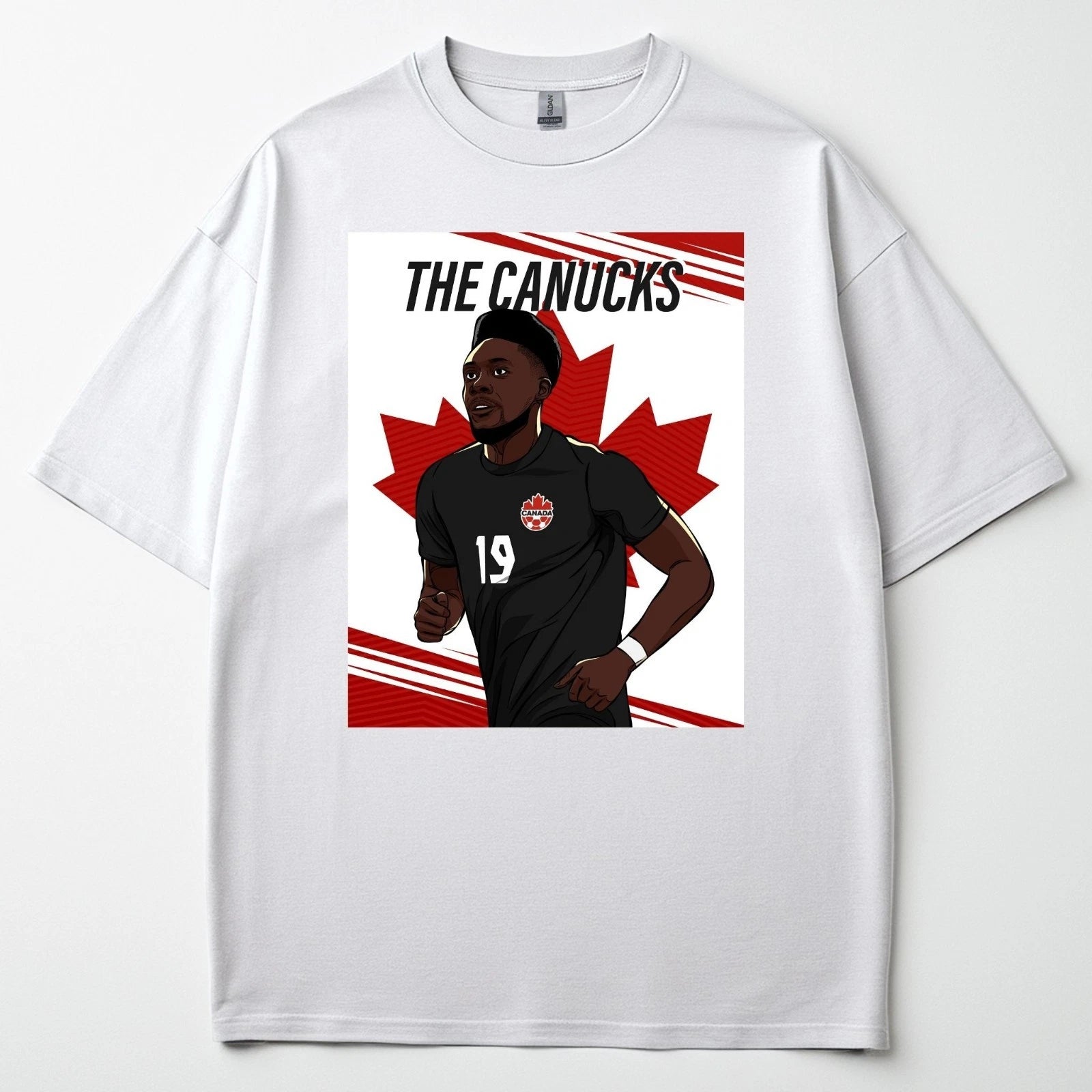 Alphonso Davies Canada Soccer Shirt The Canucks World Cup 2026 Fan Graphic Tee