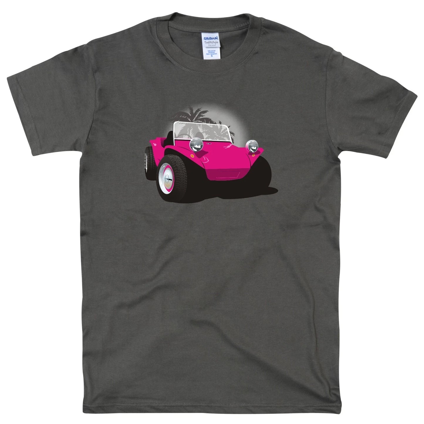Classic Baja Beach Buggy T Shirt Dune Racer Vintage Car Top