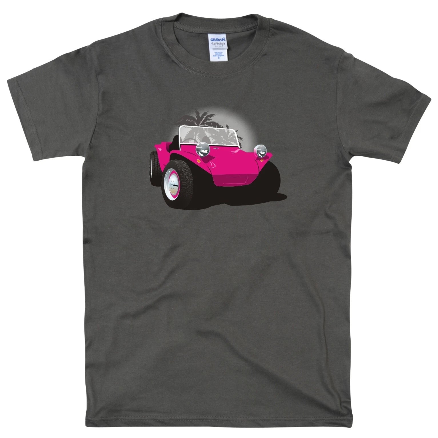 Classic Baja Beach Buggy T Shirt Dune Racer Vintage Car Top