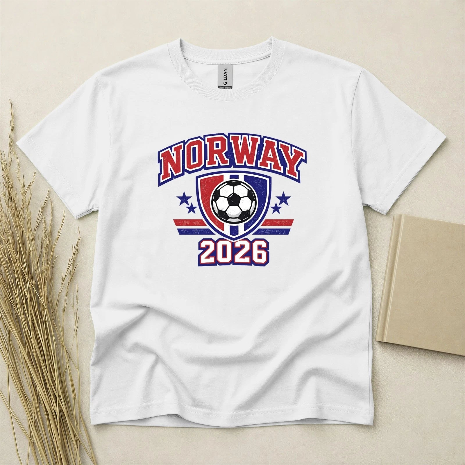Norway 2026 Football Fan T Shirt Soccer Supporters Gildan Cotton Family Top