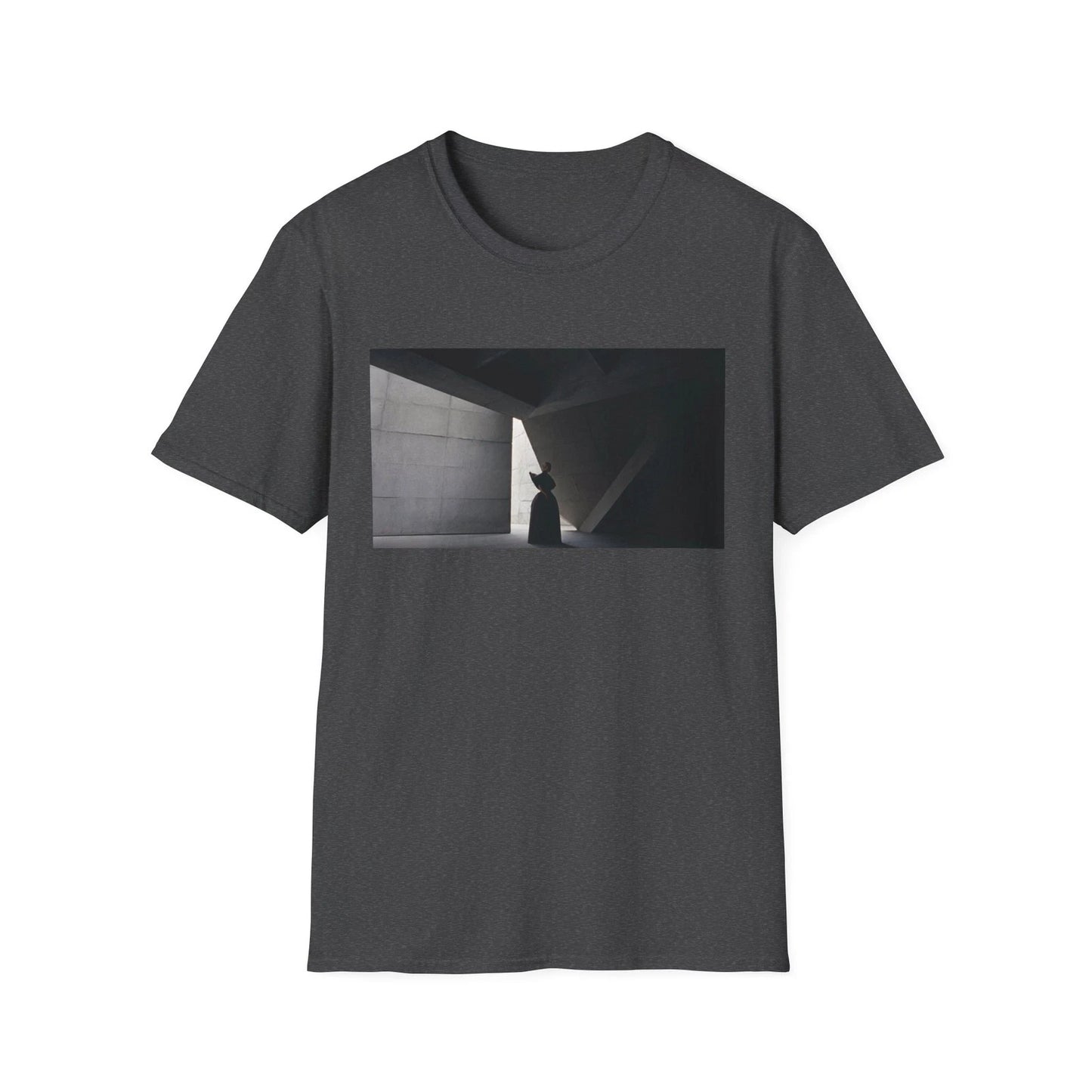 Architectural Light Silhouette T Shirt | Minimal Urban Art Graphic Tee