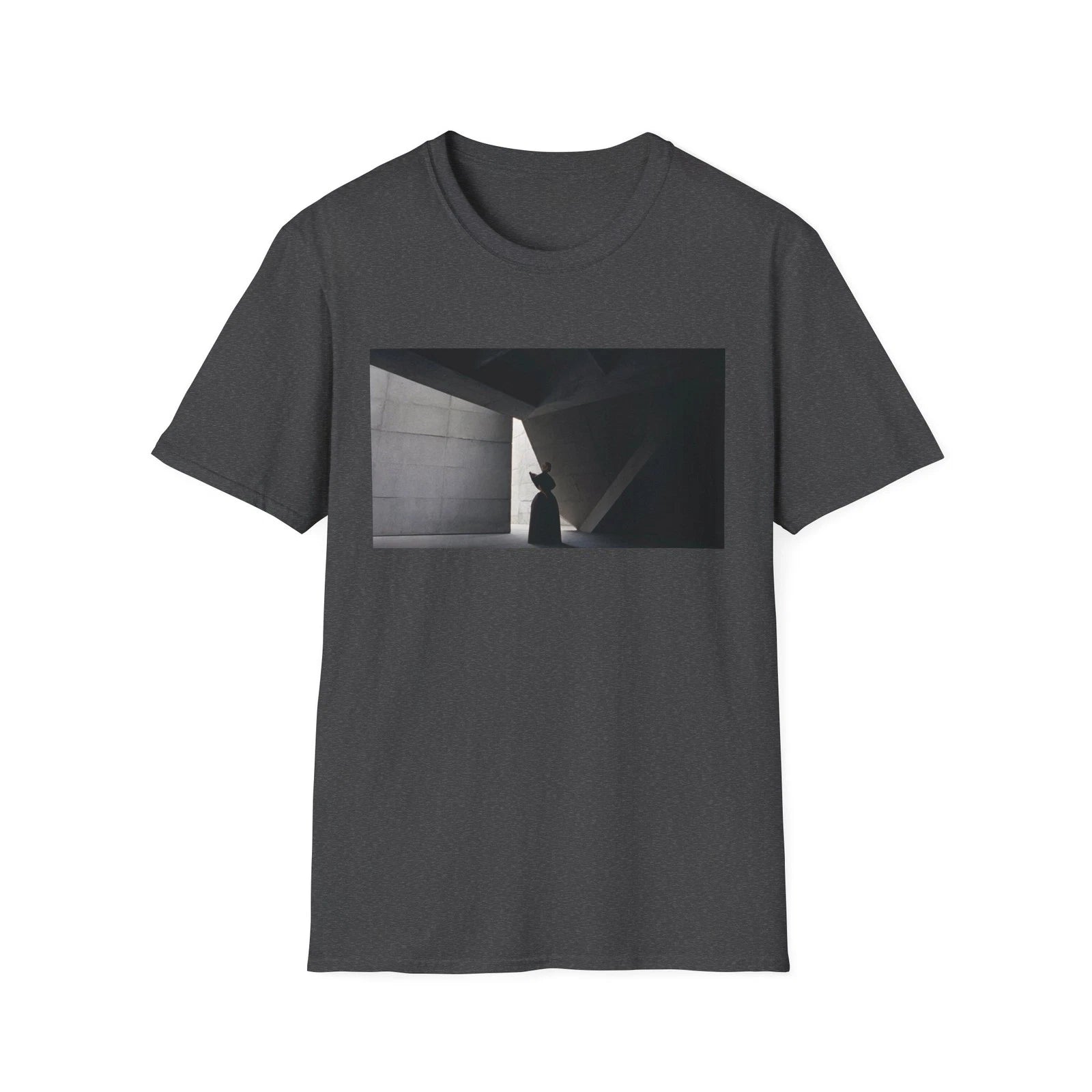 Architectural Light Silhouette T Shirt | Minimal Urban Art Graphic Tee