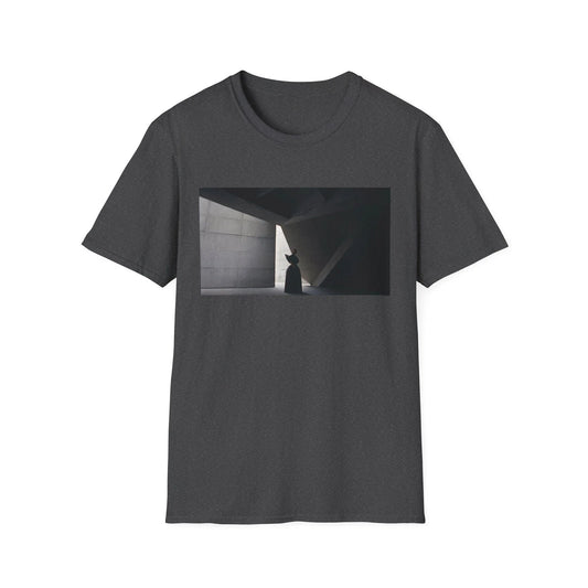 Architectural Light Silhouette T Shirt | Minimal Urban Art Graphic Tee