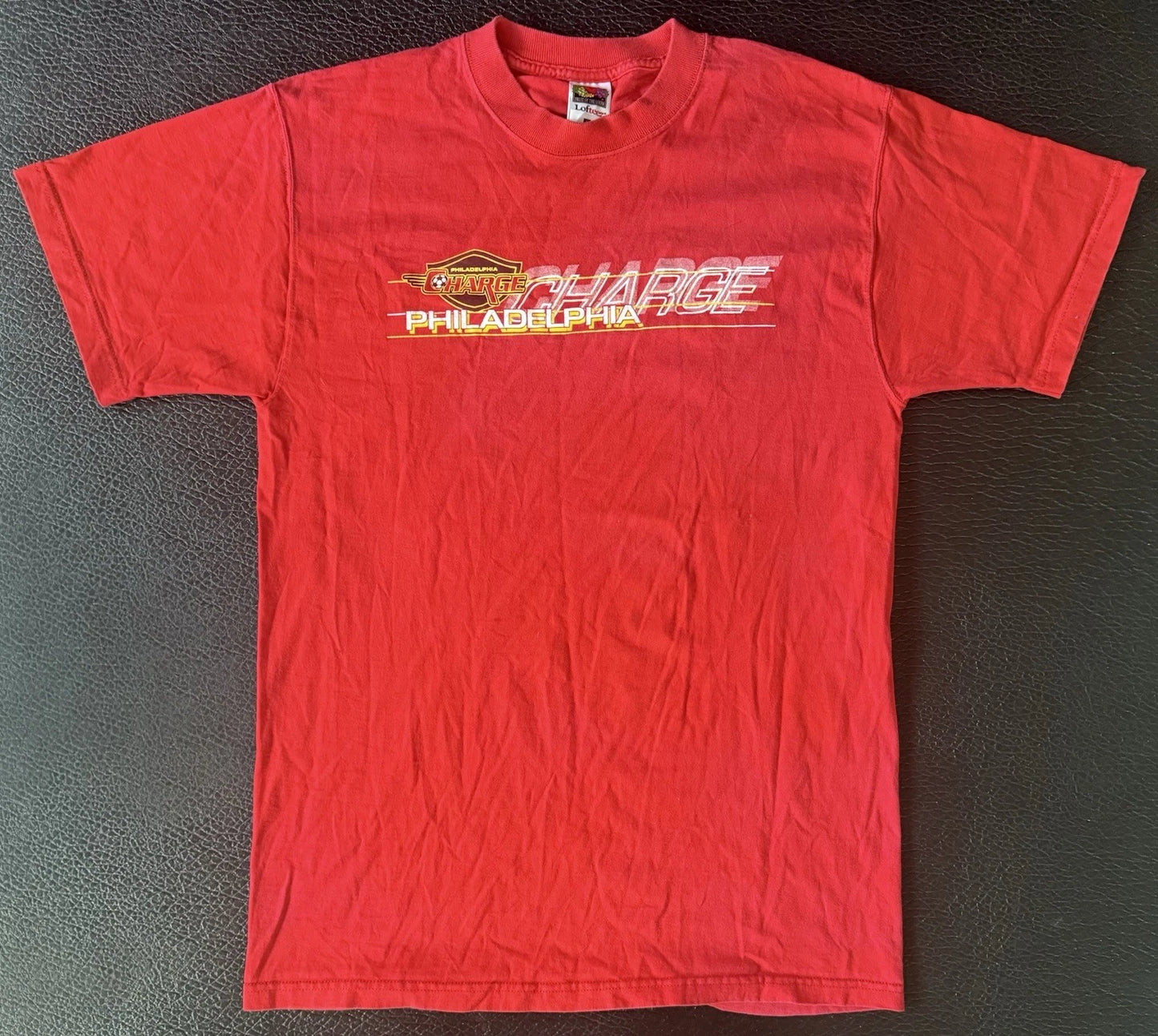 Philadelphia Charge Women’s Soccer Vintage Red T-Shirt Men’s Size Large