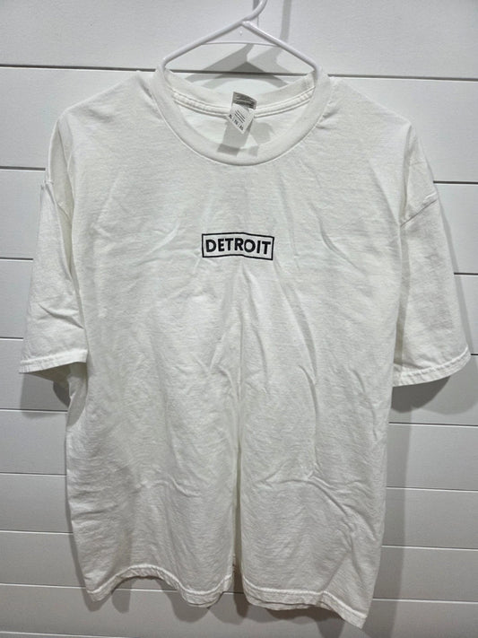 "Detroit" T-Shirt XL Minimalistic Heavy Cotton