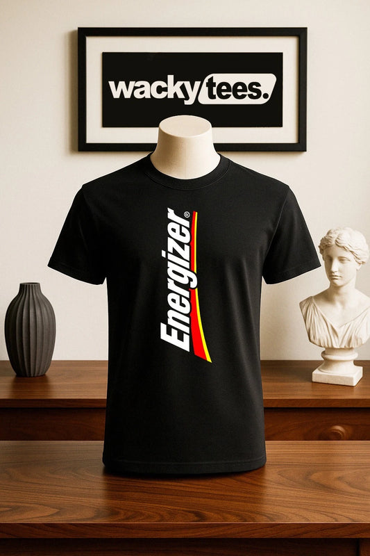 Energizer Bunny Battery Parody Costume Graphic Tee Shirt