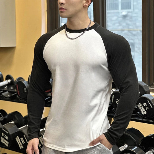 Men's Long Sleeve Fashion T-Shirt Classic Casual Slim Shirts