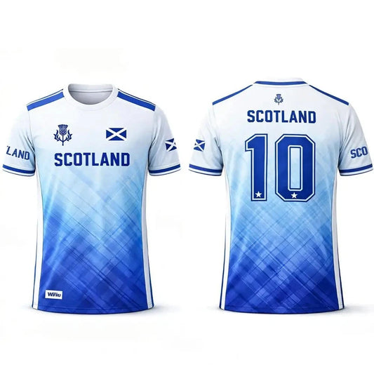 Scotland Football Shirt 2026 World Cup Tees Polyester Breathable