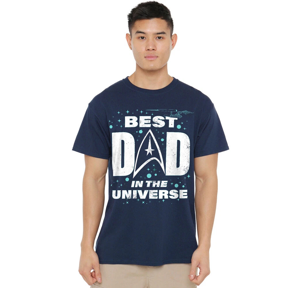 Star Trek Father'S Day Best Dad In The Universe T-Shirt S-5XL, Navy