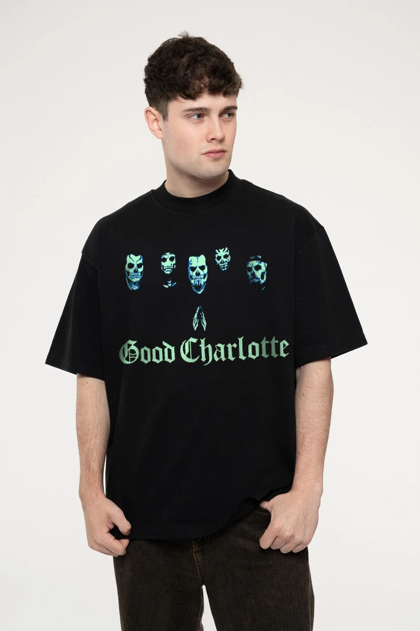 Good Charlotte Generation RX Skulls Limited Edition 999 Oversized Boxy T Shirt