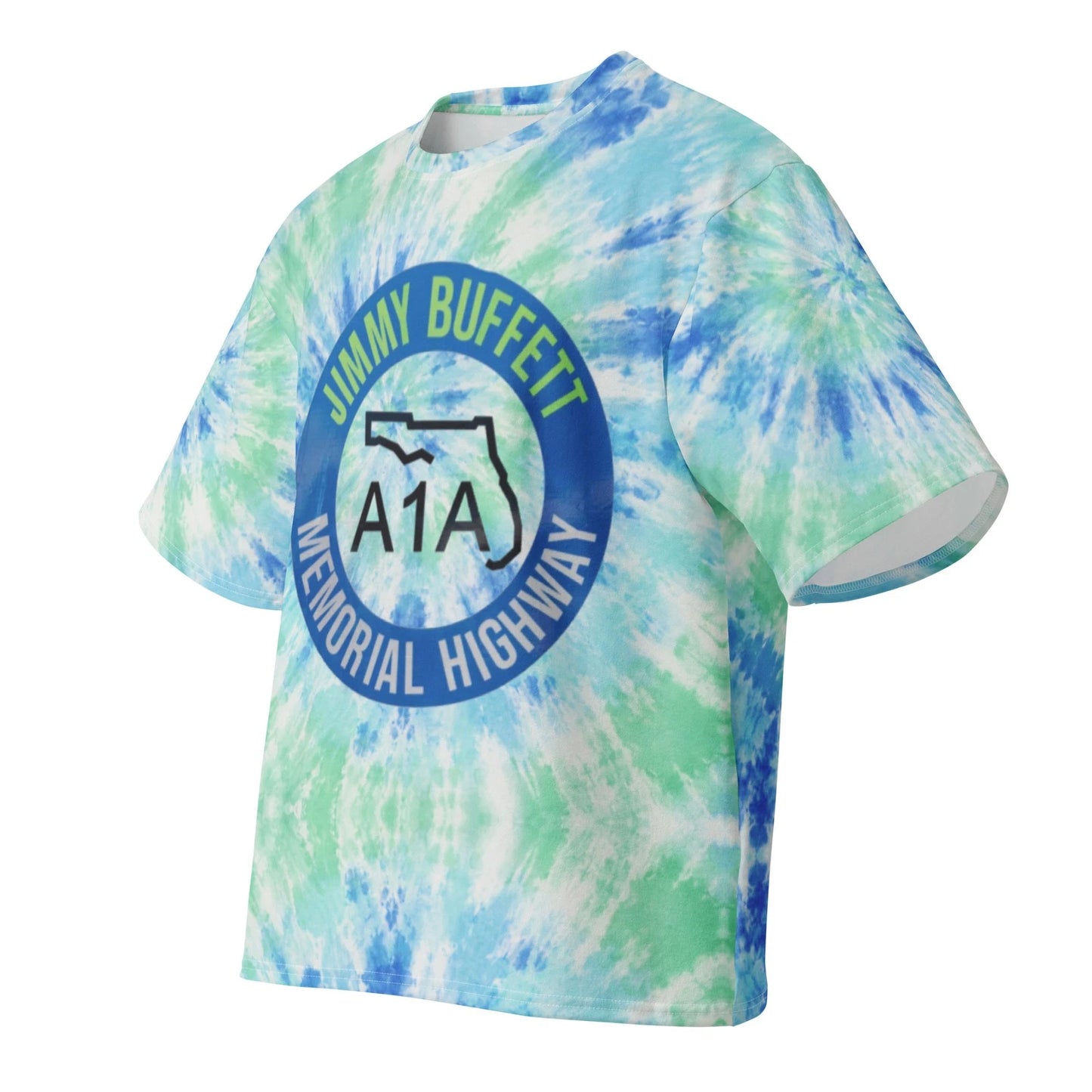 Jimmy Buffet Memorial Highway Oversized cotton Tie Dye T-Shirt