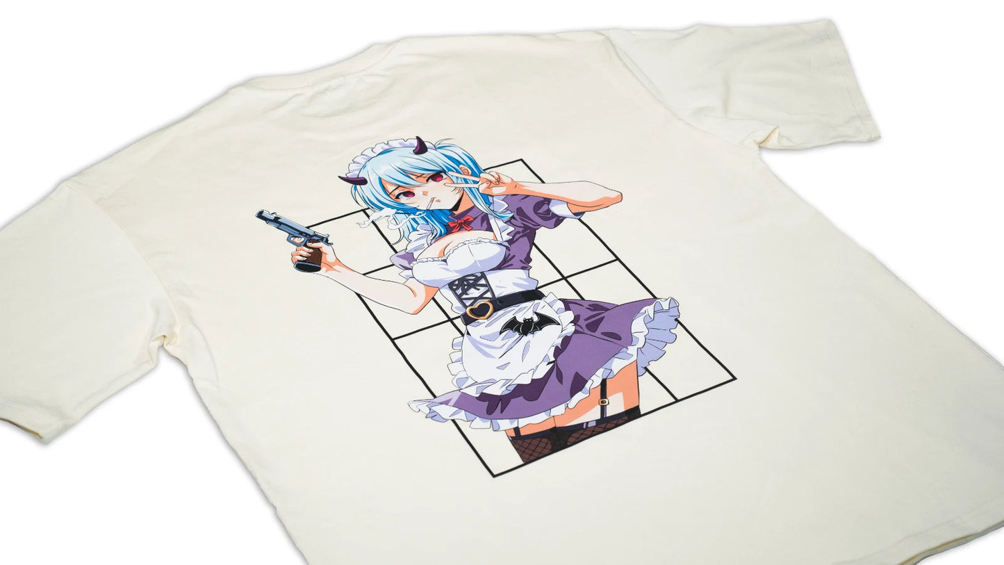 Anime Oversized T-Shirt - Killer Maid Size L - Original Character