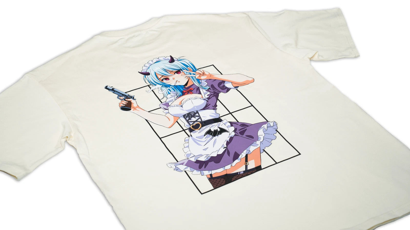 Anime Oversized T-Shirt - Killer Maid Size L - Original Character