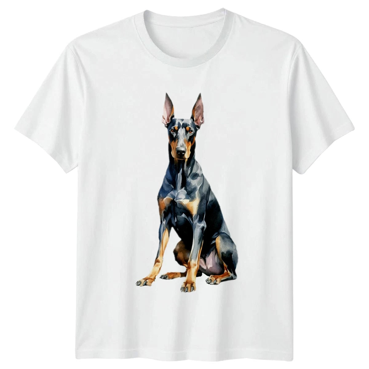 Doberman Pinscher T-Shirt Dog Lover Gift For Him And Her