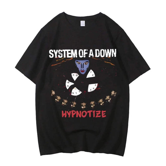 System Of A Down Toxicity T-Shirt Men Rock Band 90s Cotton Graphic Tee