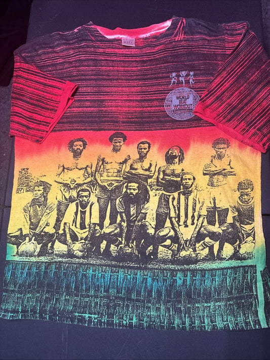 Vintage 80s Overprint Men Admiral Soccer Raggae