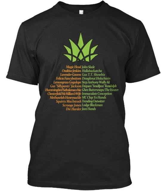 Psych O Gus Nicknames Pineapple Tee T-Shirt Made in the USA Size S to 5XL