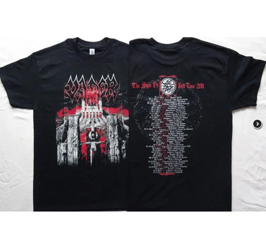 Vader Tour 2011 The Sign Of Hell Welcome To The Morbid Reich T-Shirt