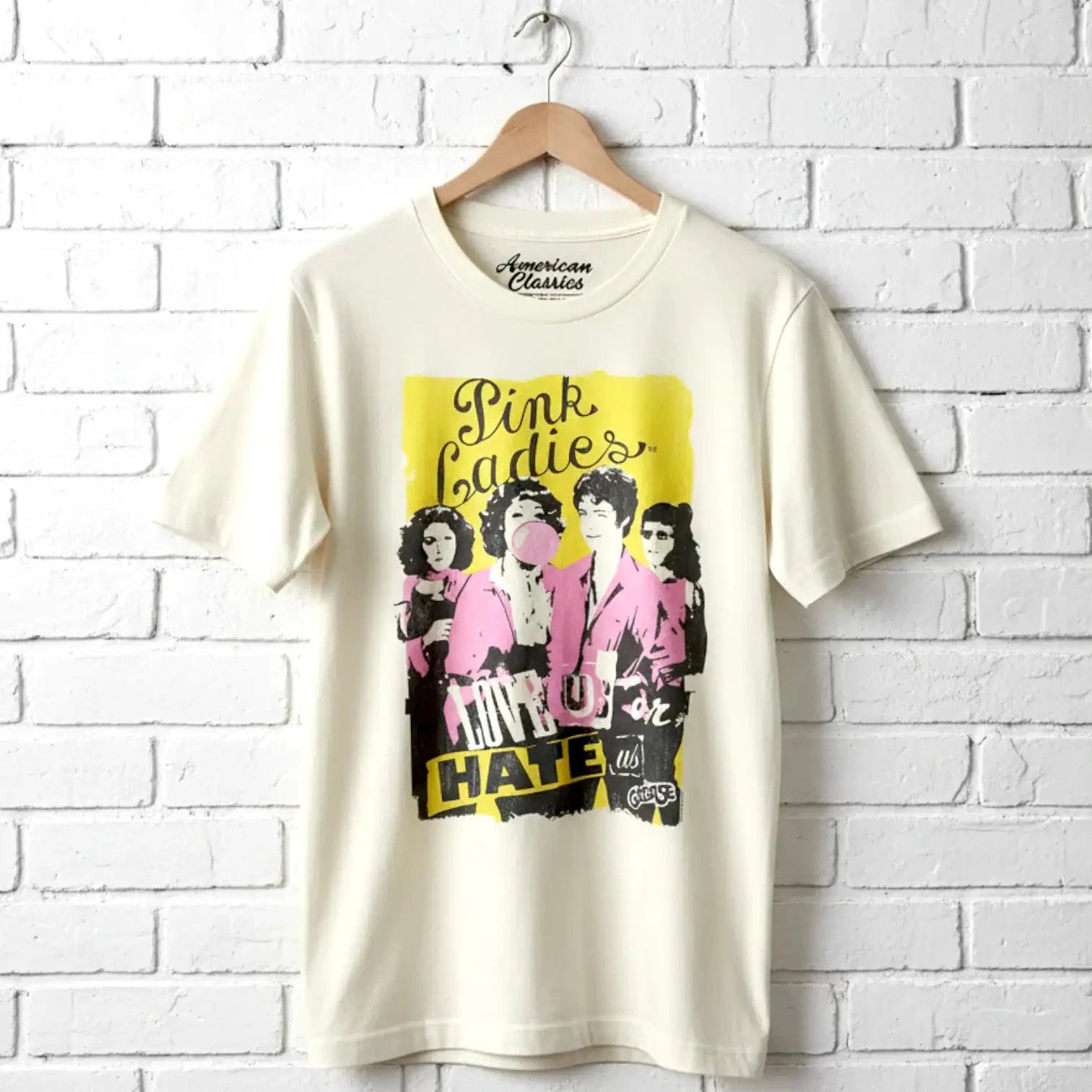 Grease Pink Ladies Love or Hate Us Men's T Shirt