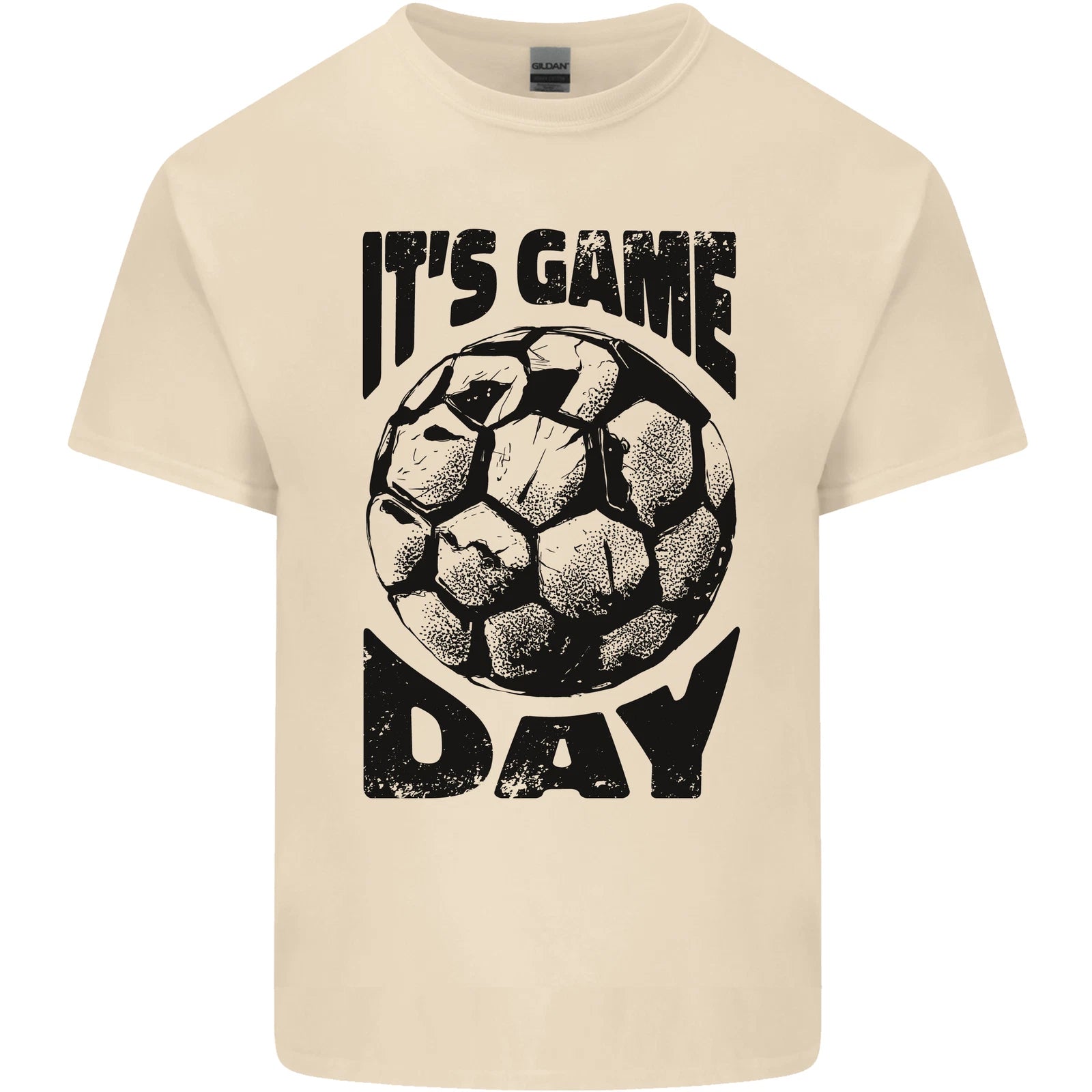 Football Its Game Day Soccer Mens Cotton T-Shirt Tee Top