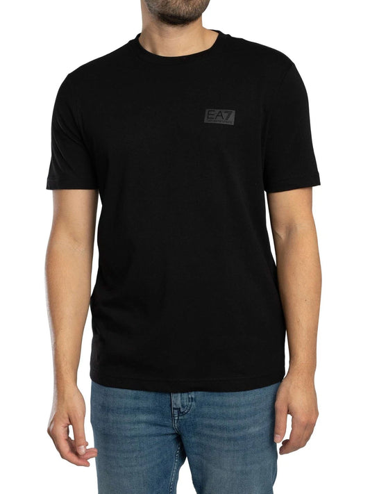 EA7 Men's Back Box Logo T-Shirt, Black