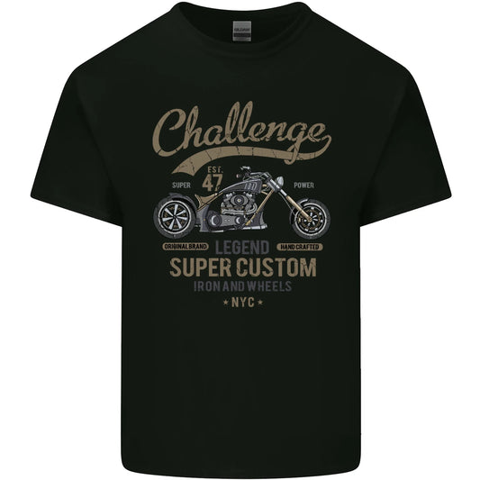Challenge Legend Custom Chopper Motorbike Mens Cotton T-Shirt Tee Top