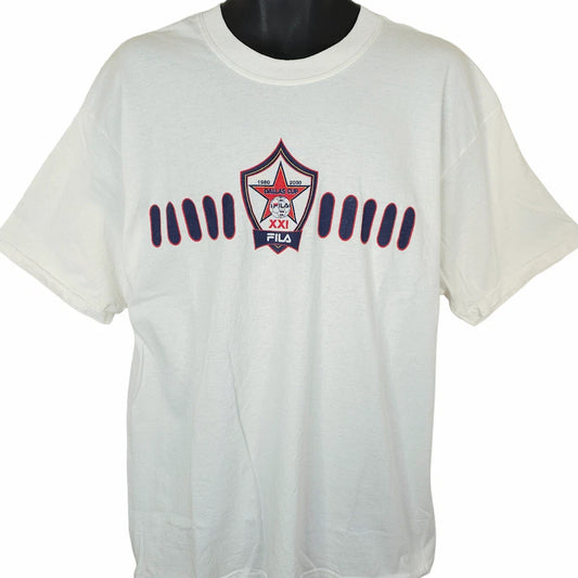 Vintage FILA Dallas Cup Soccer T Shirt Mens Size XL Y2K Football Made In USA