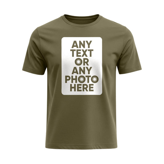 Personalised T-Shirt – Custom Name, Text & Logo | Men’s Organic Cotton Tee