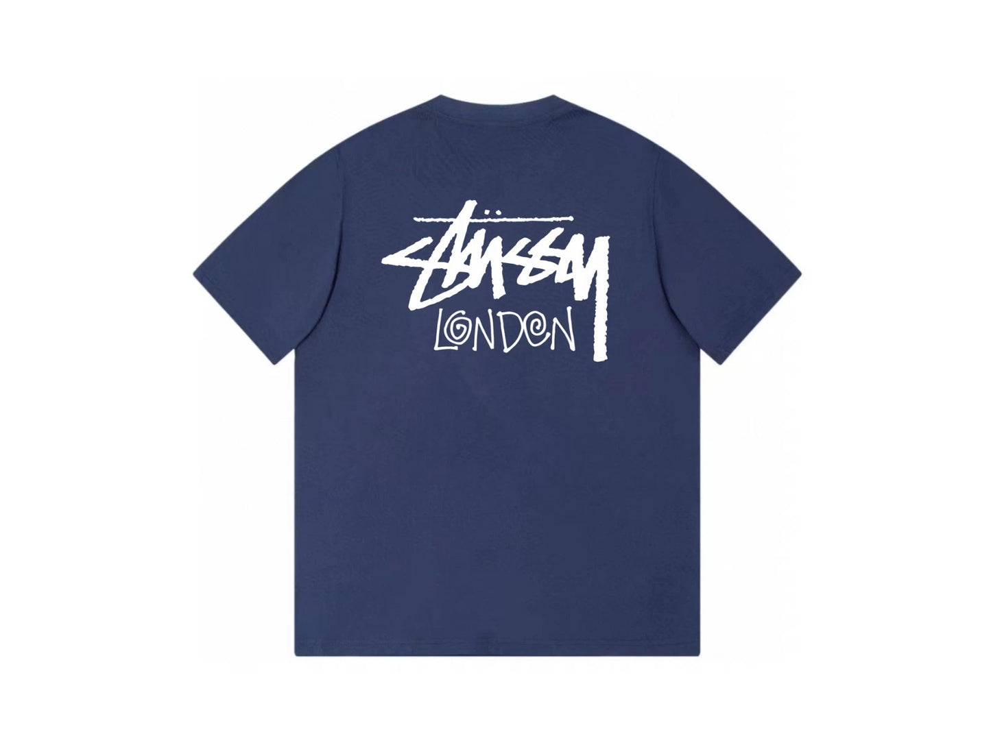 Stussy tee city London Black / white / blue t shirt