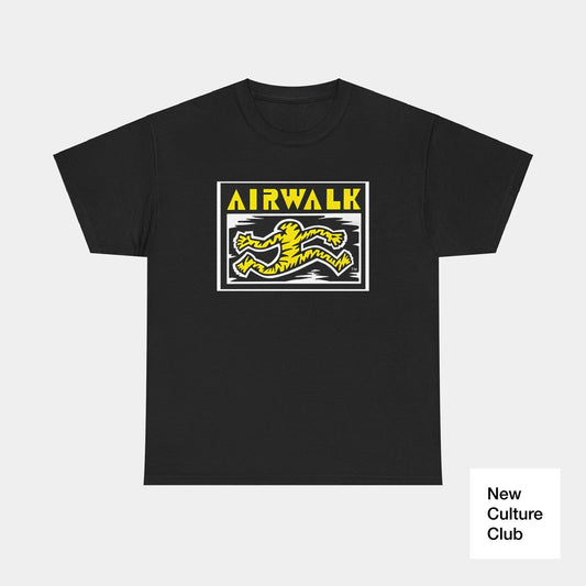 Airwalk Vintage Retro 90s 80s Skateboarding T Shirt Design