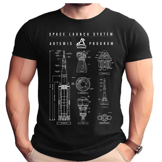NASA Artemis Space Launch System Adult T-Shirt