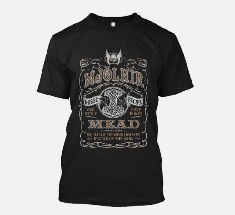 Mjolnir Mead T-Shirt Made in the USA Size S to 5XL