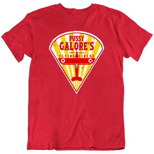 Pussy Galore Flying Circus Goldfinger Bond Spy Movie Retro T Shirt Tee Gift New