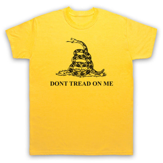 GADSDEN FLAG DON'T TREAD ON ME RATTLESNAKE FLAG AMERICA MENS & WOMENS T-SHIRT