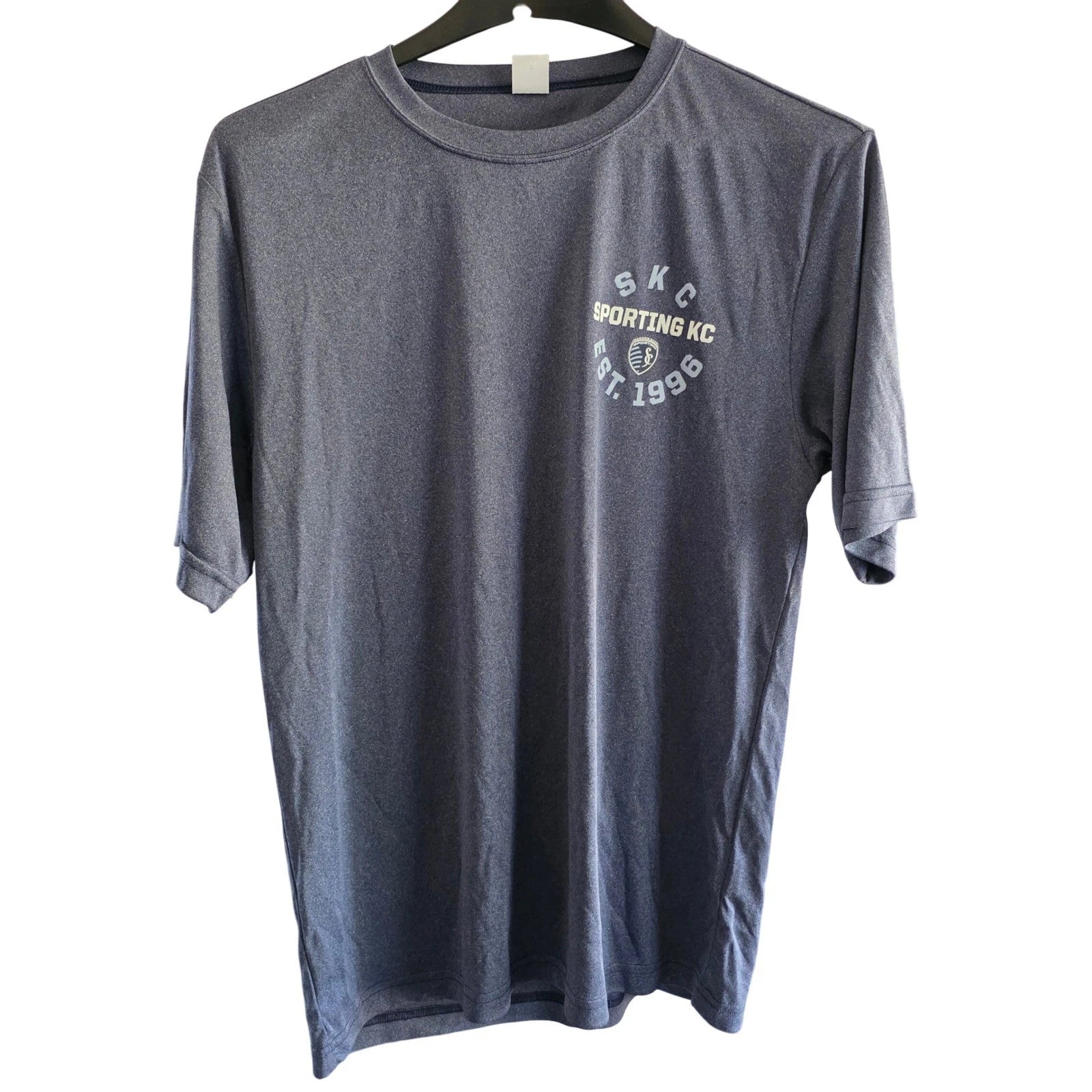 MLS Sporting KC T-Shirt MLS Gray Small Soccer Fan Apparel NWOT