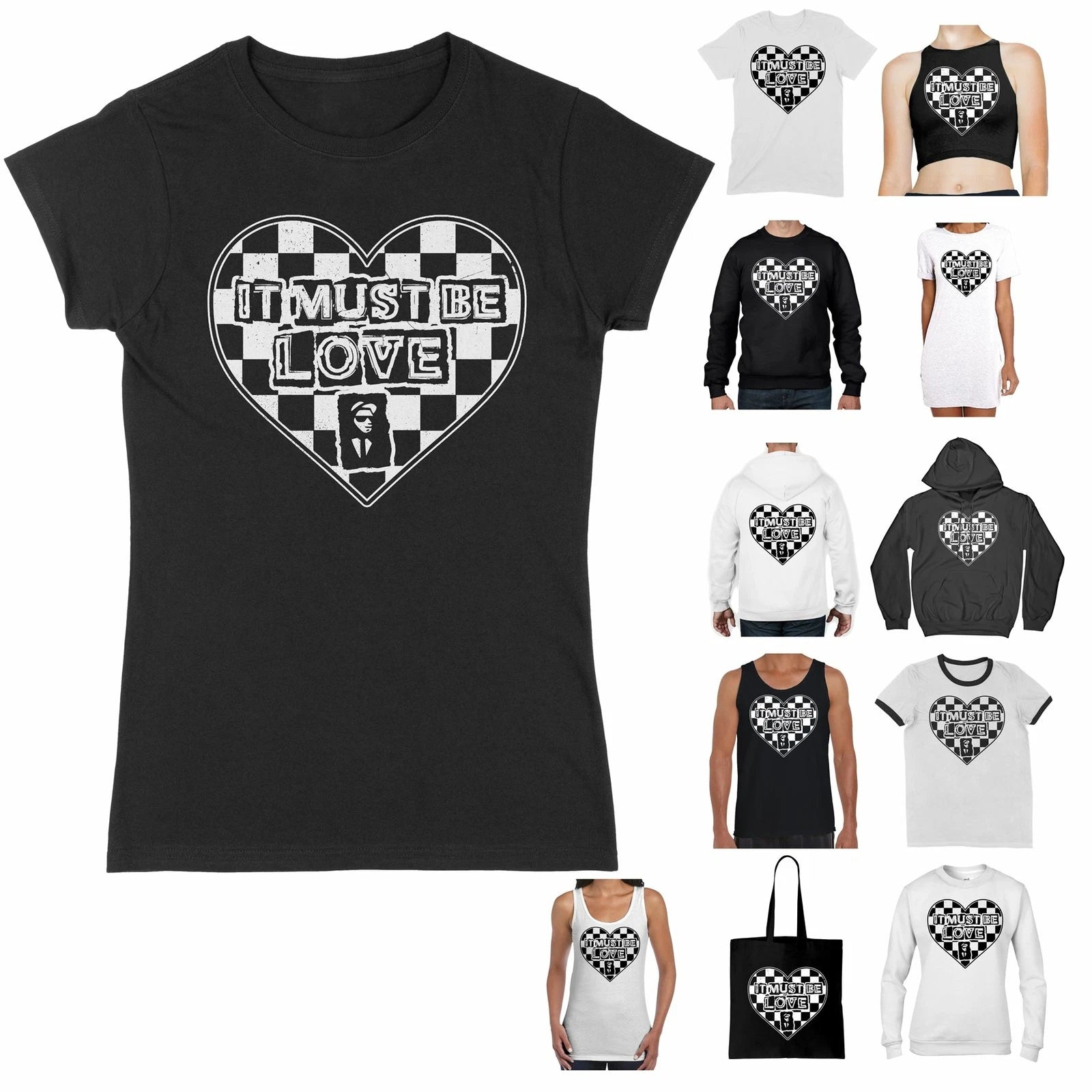 It Must Be Love Ska Music T Shirt - 2 Tone Madness The Specials Selecter