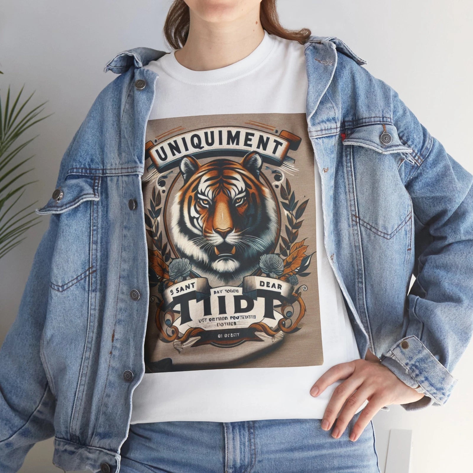Stylish Tiger Dad T-Shirt - Perfect Gift for Proud Fathers PAPA MAMAN