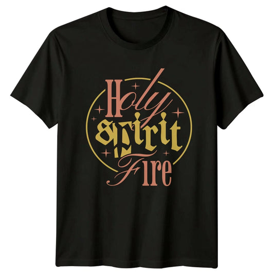 Holy Spirit Fire T-Shirt Faith Lifestyle Christianity Gift For Him And Her
