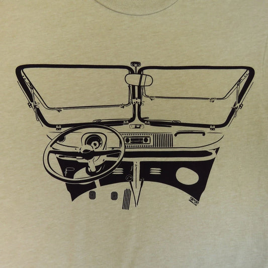 CLASSIC BUS VEE DUB DASHBOARD T-shirt 1959 1960 1961 1962 1963 1964 1965 1966 67
