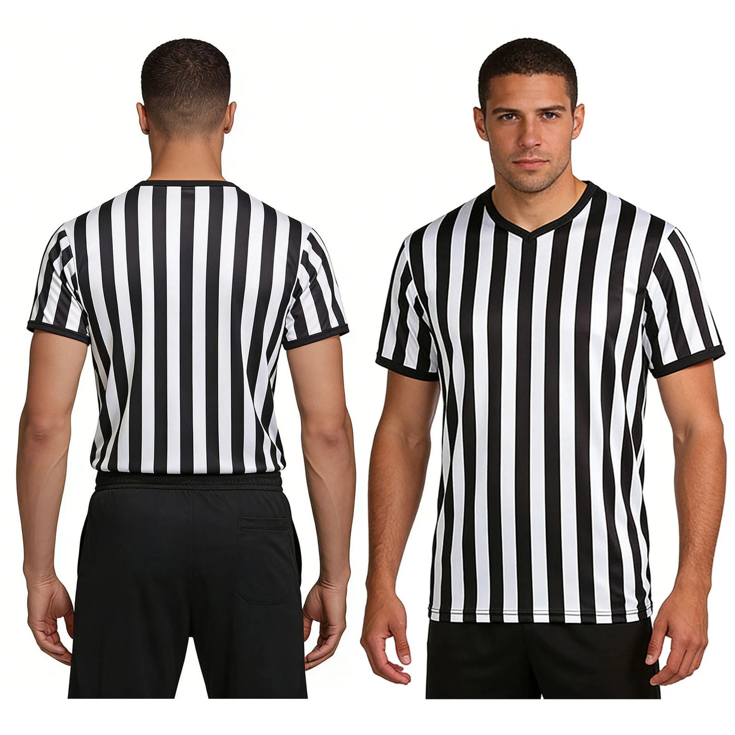 Men Sports Loose Shirt Athletic Striped Casual Short-sleeve Oversized T-shirt