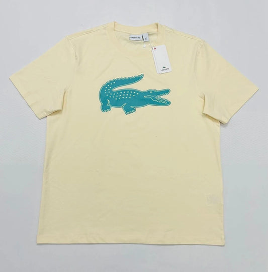 Lacoste Men's Yellow T-shirt - Brand New With Tag - Size L - Regular Fit
