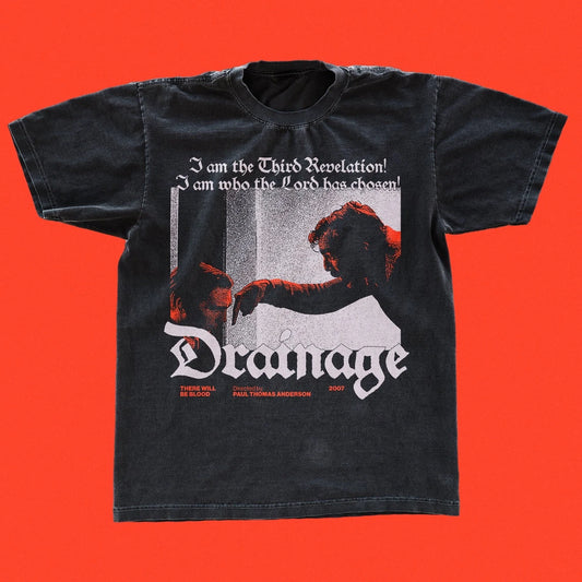 There Will Be Blood tee shirt, screen print style tshirt, black Uni UNISEX Shirt