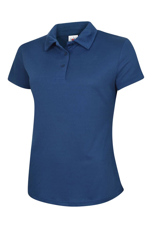 Personalised Custom Ladies Ultra Cool Polo Shirt Your Text Logo Unisex UC126
